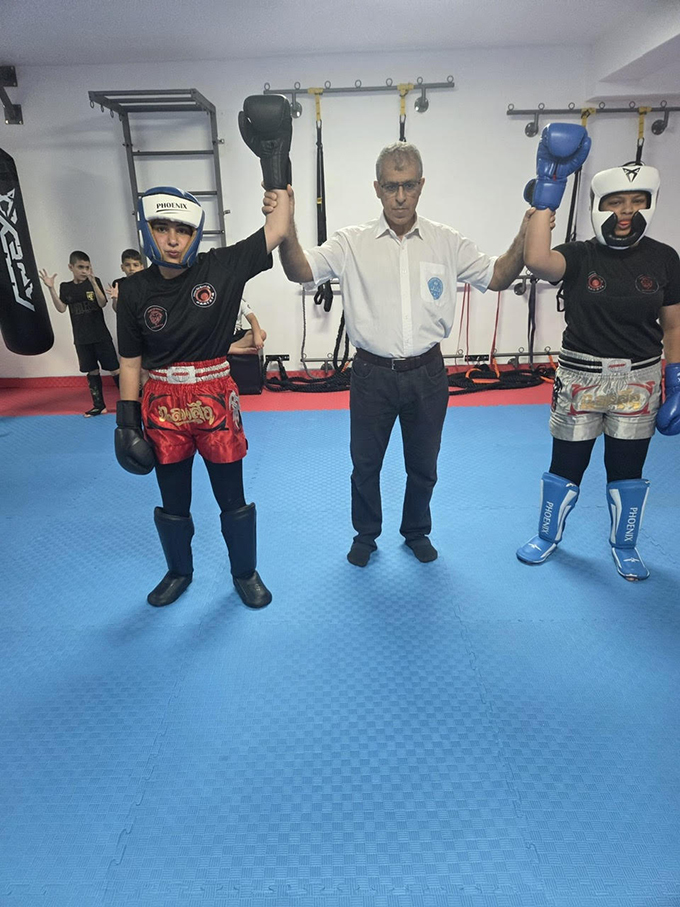 للقاء قطري لـ Inter Club Kickboxing في مركز حسني عرار للرياضة والفنون القتالية